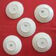 Service à café porcelaine Lunéville Motifs fleurs 5 tasses et soucoupes+sucrier