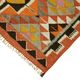 Turkish Handwoven Vintage Herki Kilim 89 cm x 378 cm