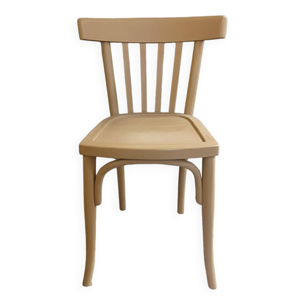 Chaise bistrot jaune moutarde