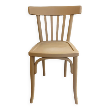 Chaise bistrot jaune moutarde