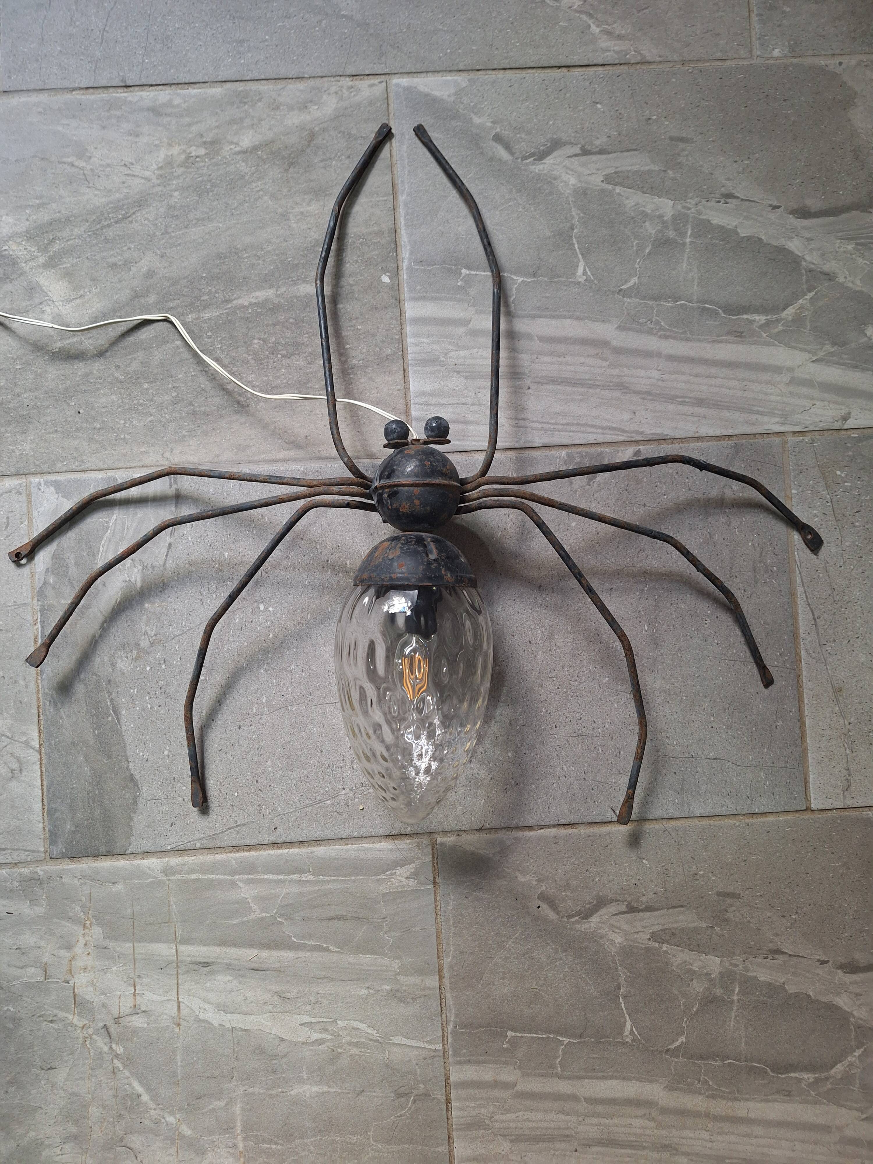 Vintage Italian Wall Light Spider Murano