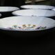 6 Gien earthenware soup plates - Floral decoration - 1970s/80s