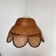 Wicker caning pendant light