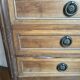 Louis XVI style chest of drawers – 7 drawers – solid wood and brass