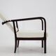 1940s Restored Beech Adjustable Armchair ,Czechoslovakia