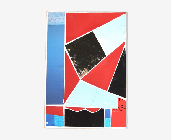Collage abstrait, années 90