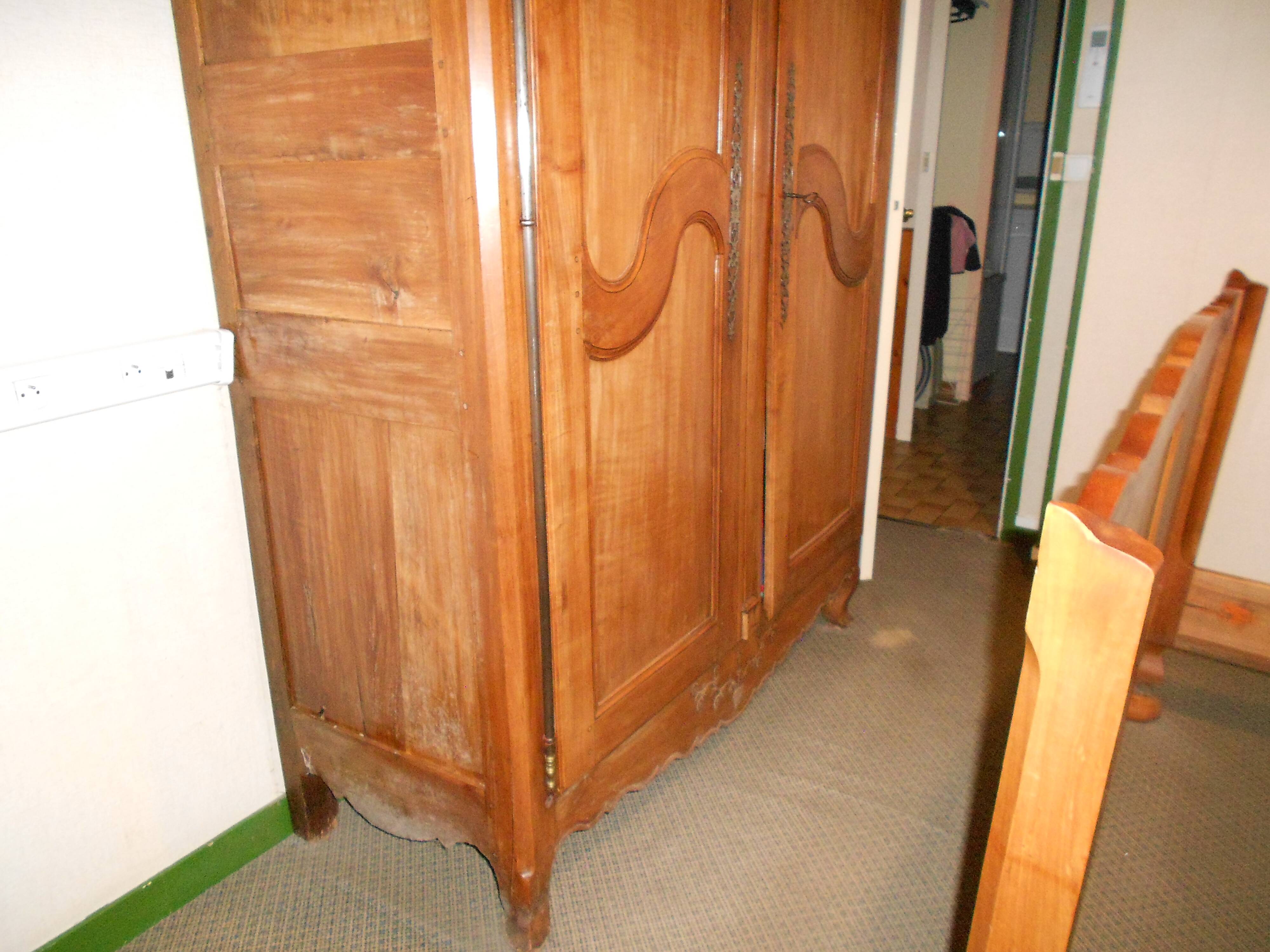 Louis XV wardrobe in cherry wood