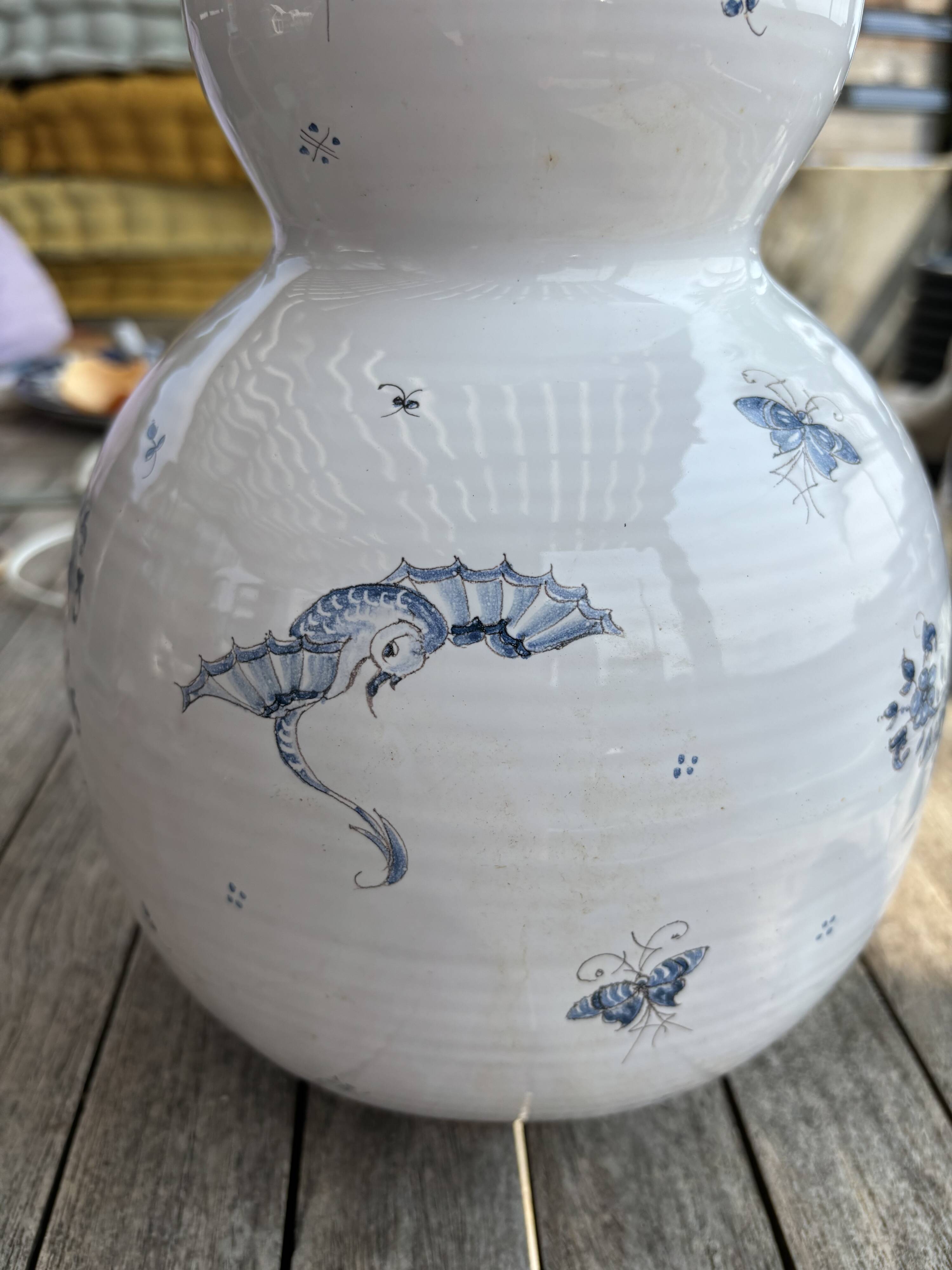 Double-bell lamp Atelier des Fontaines in Moustiers