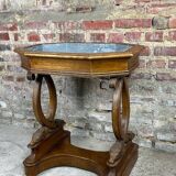 Empire style walnut and zinc furniture planter