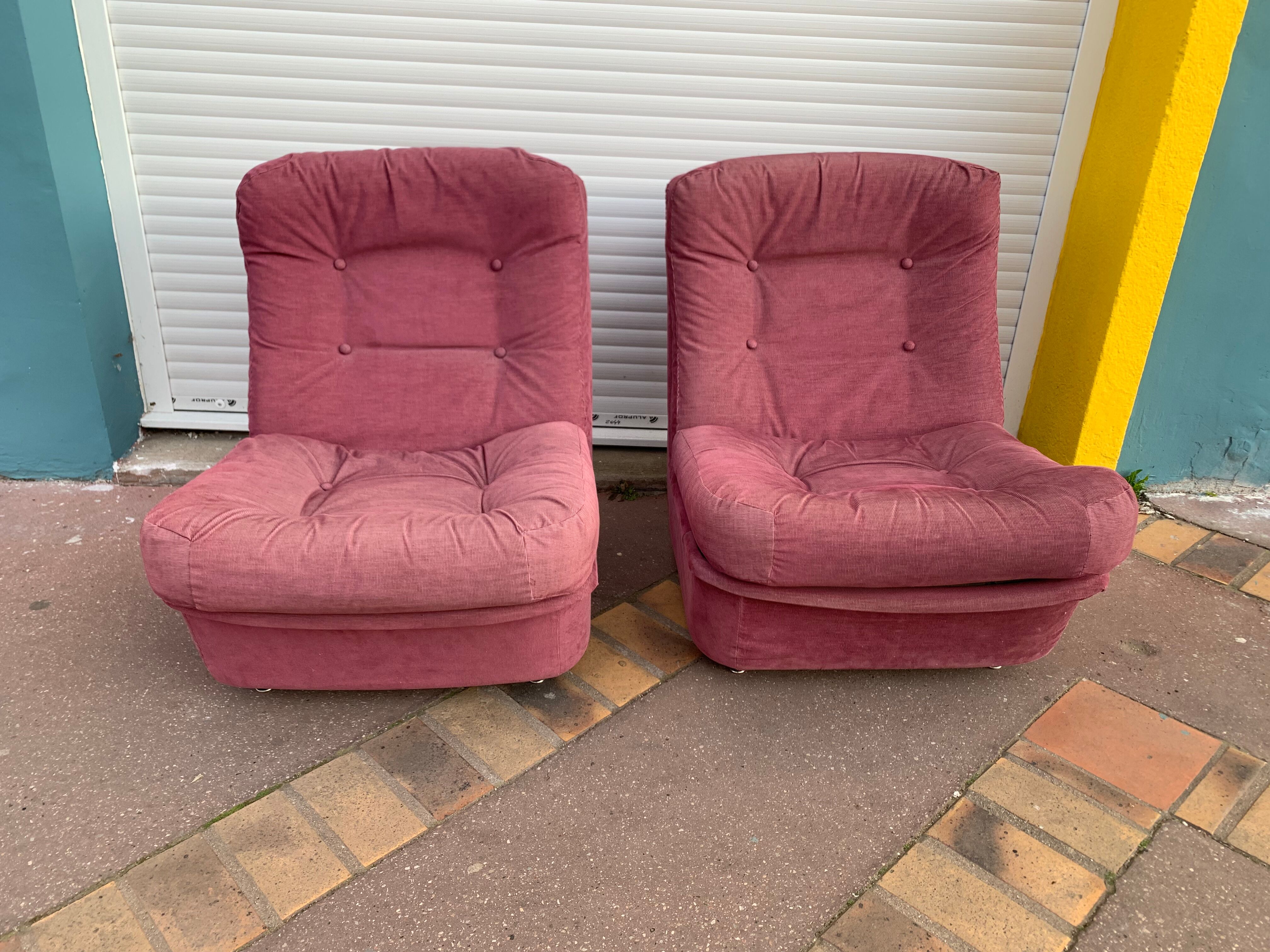 Fauteuils Orchidée de Michel Cadestin pour Airborne 1970