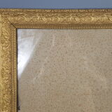 Old Frame Wood - Gild stucco decoration ancoly flowers 59X47 cm leafing 51.9x39.9 cm SB115