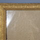 Old Frame Wood - Gild stucco decoration ancoly flowers 59X47 cm leafing 51.9x39.9 cm SB115