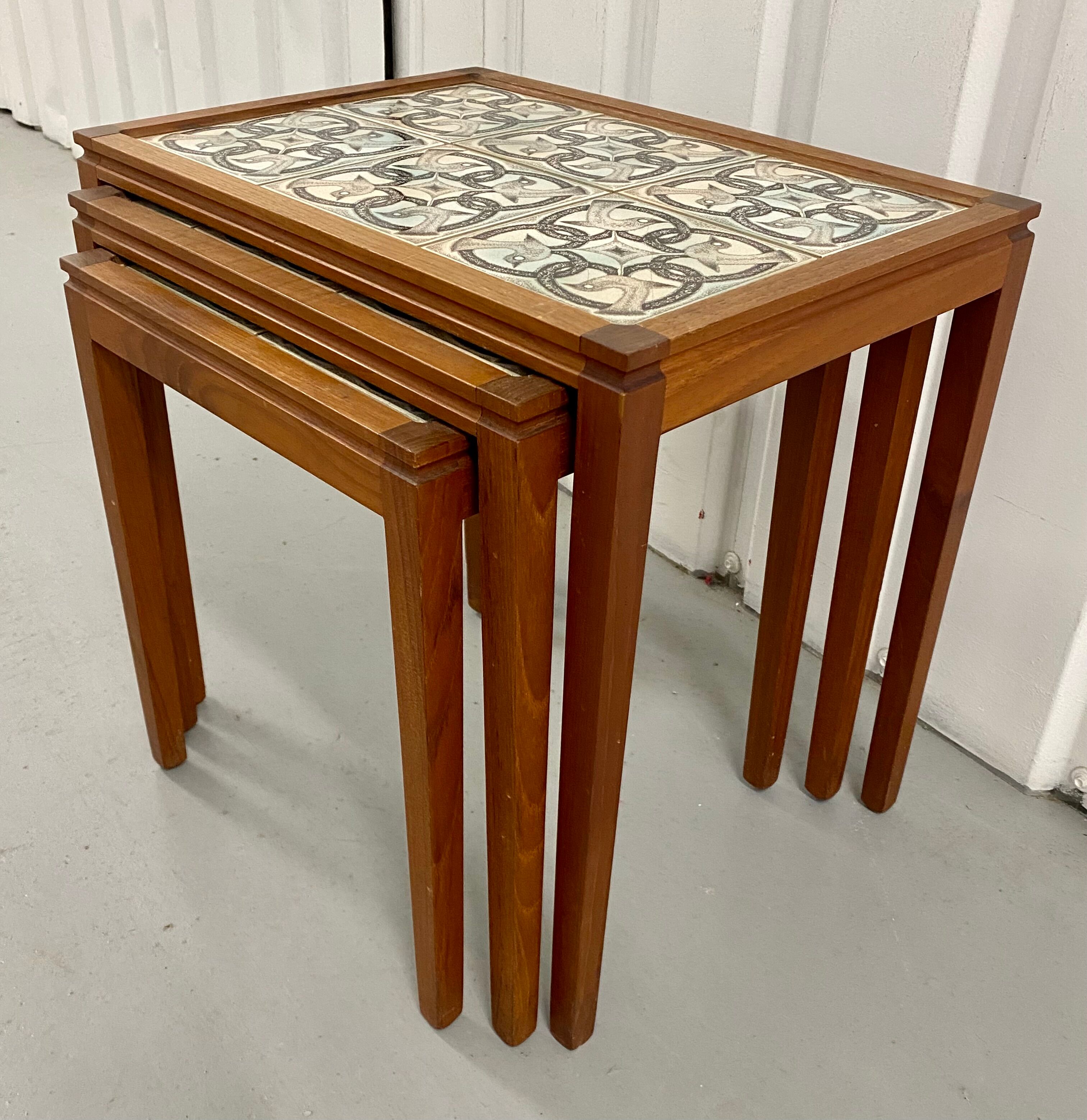 Danish nest of tables 1970s