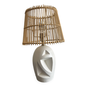 Lampe vintage en céramique