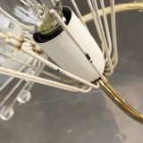 Austrian flower chandelier by Emil Stejnar for Rupert Nikoll, Vienna, Austria, 1950s.