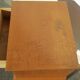 Vintage Scandinavian bedside table from the 60s in oak
