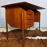 Small Scandinavian teak desk