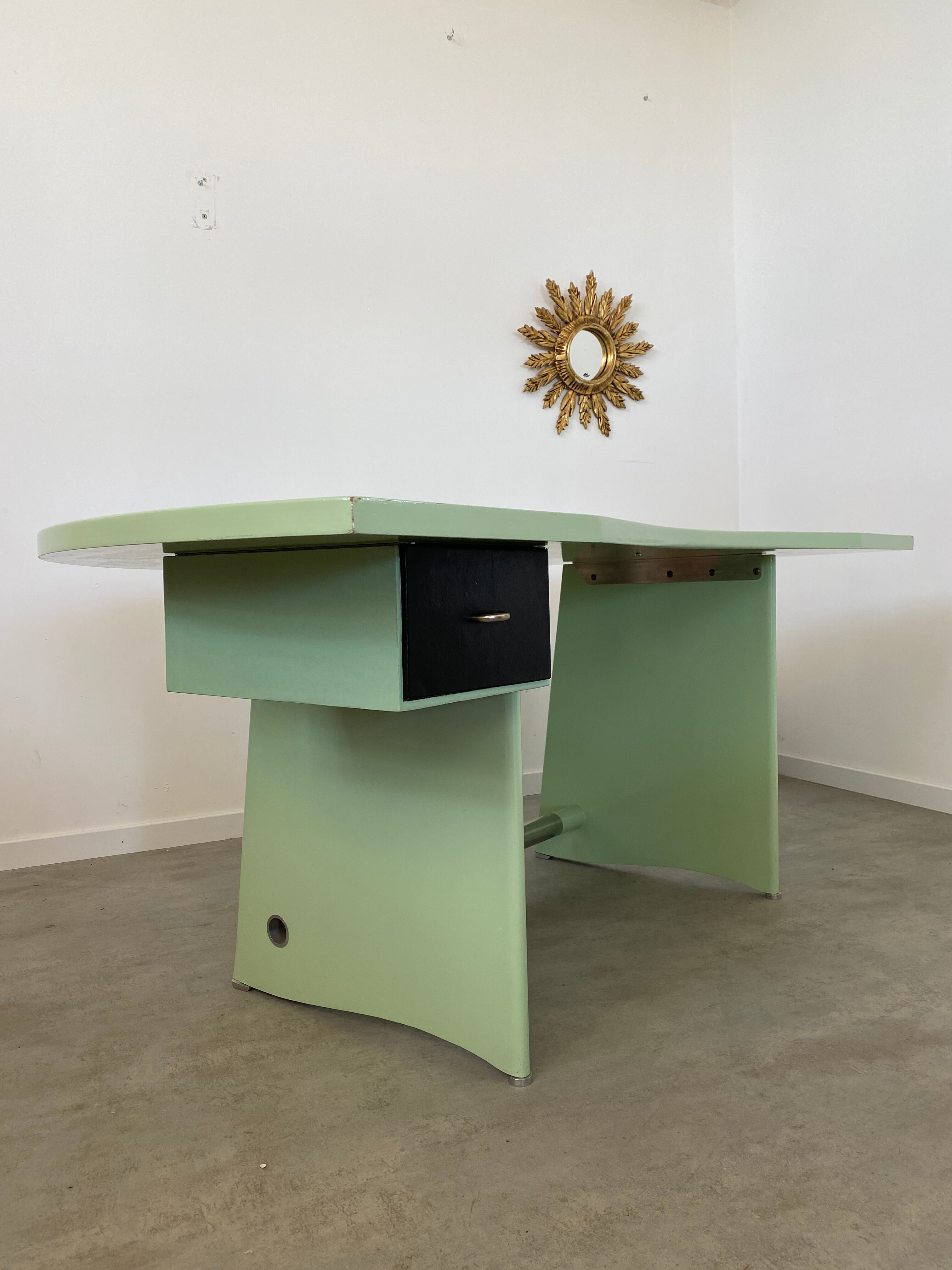 Bureau vintage en bois année 70