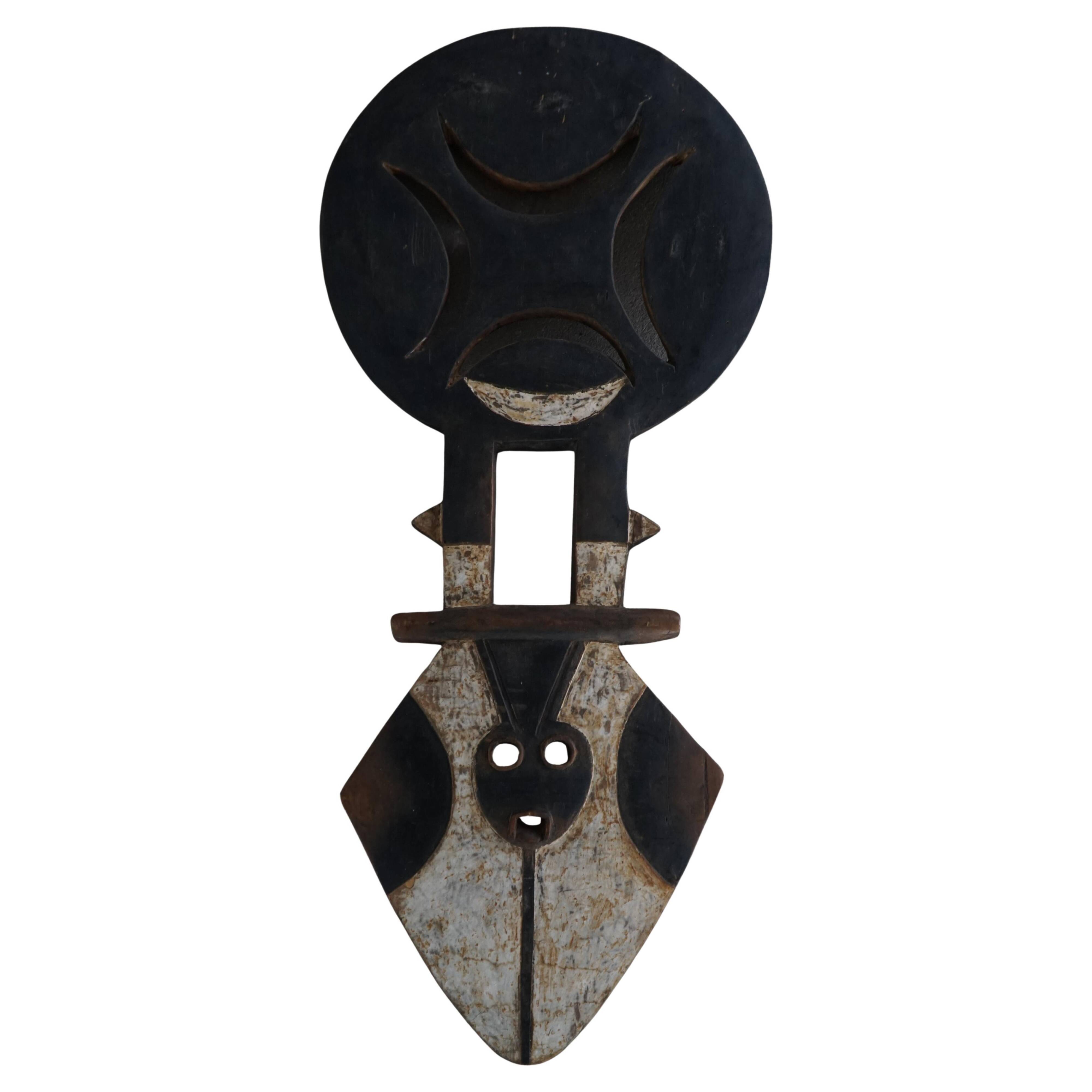 20th century, Bedu Nafana mask, carved wood, tribal art, decorative object