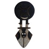 20th century, Bedu Nafana mask, carved wood, tribal art, decorative object