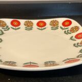 Series of 6 vintage porcelain plates France