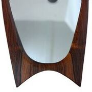 Rosewood mirror Sandholdt for Jansen, Danish, 1960s