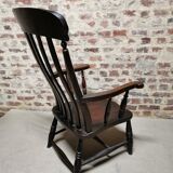 Fauteuil de relaxation / lecture . vintage en bois