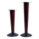 Pair of wood and stone candlesticks