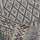 Traditional handmade grey carpet 235x180cm