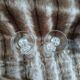 2 crystal champagne flutes