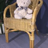 Child rattan armchair