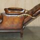 Fauteuil Club Chesterfield en Cuir Teint à la Main