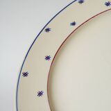Plat rond, Lunéville modèle E Pierrée, 1940