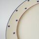 Round dish, Lunéville model E Pierrée, 1940