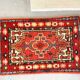 tapis velouré oriental vintage - 40cm x 62cm