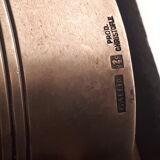 Christofle art deco antique metal towel round