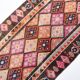 Brown & Pink Tribal Vintage Runner Rug, 83x294Cm
