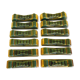 12 Doors green/golden ceramic knives - 1950s