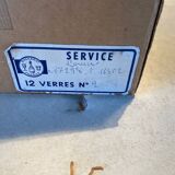 12 number 2 baccarat crystal glasses model piccadilly in original box