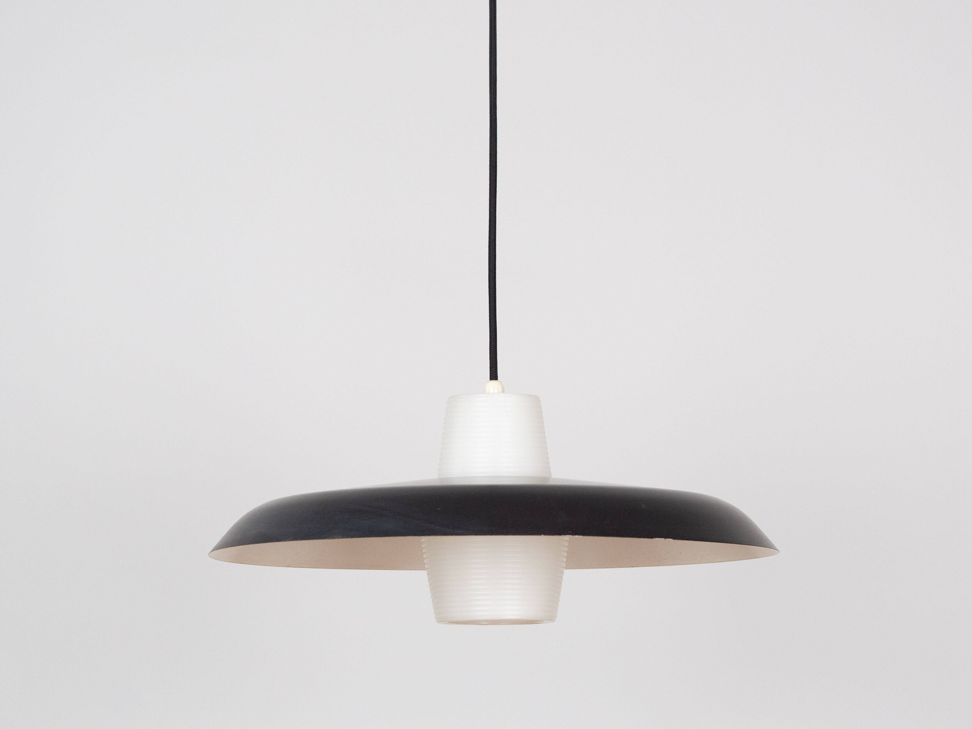 Danish vintage pendant lamp by Bent Karlby, 1960s