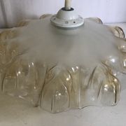 Vintage glass pendant lamp