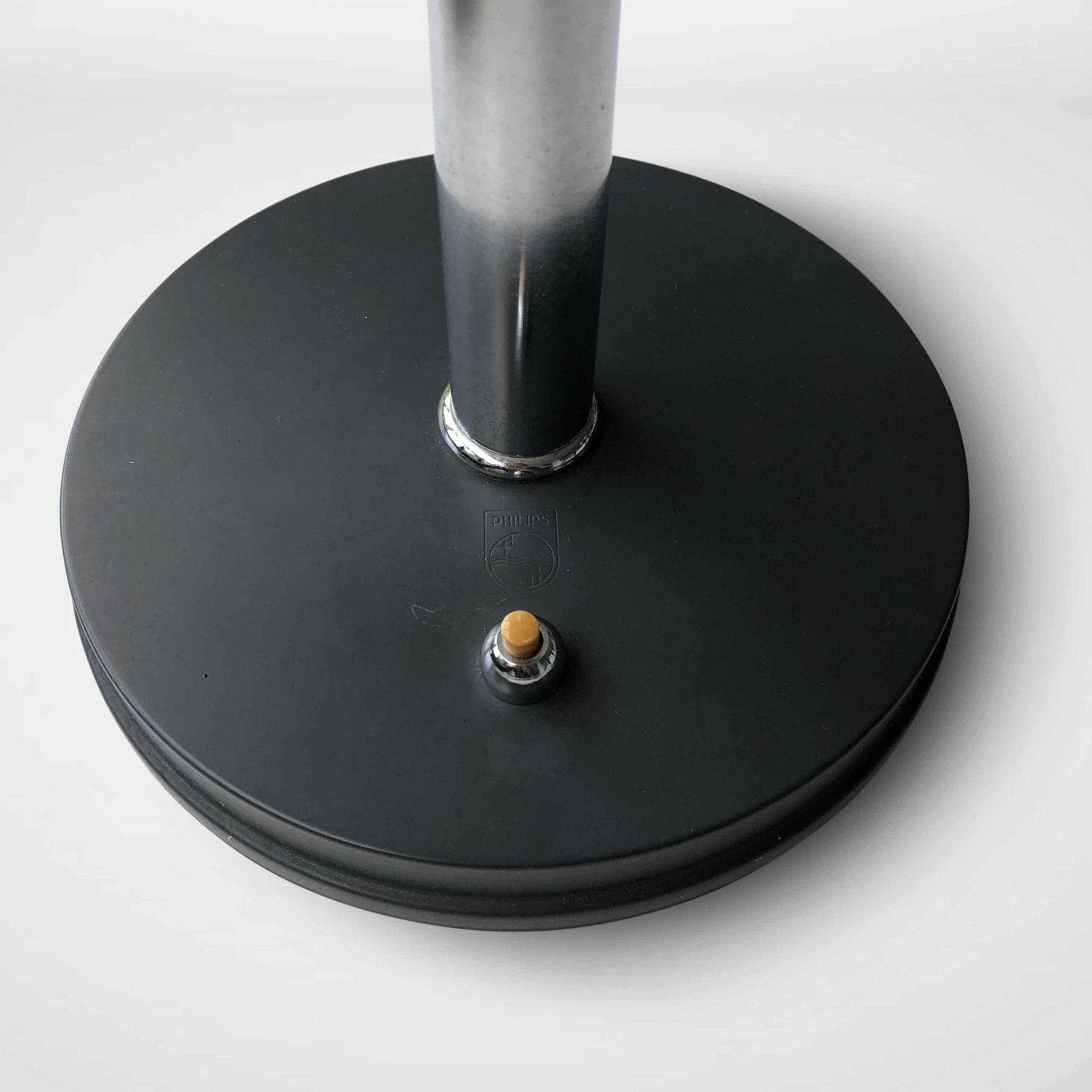 Rare Grey and Silver 'Timor 69' or 'Major' Desk Lamp by Louis Kalff for Philips, Netherlands, 1960s