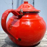 Red Japy teapot
