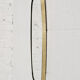 Rearview mirror and free form from the 50s - 60s on gold frame