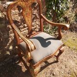 19th painted Italian armchair