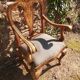 19th painted Italian armchair