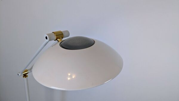 Lampadaire Relco Milano – design italien 1980 en métal blanc