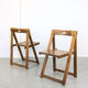 Chaises pliantes vintage