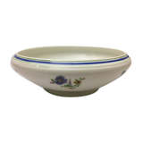 Salad bowl " Lourioux Foëcy " with flower motifs.