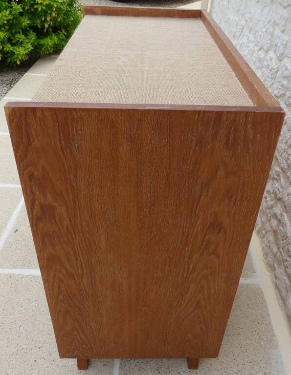 Vintage 4-drawer wooden chest of drawers - Completely restored and refurbished